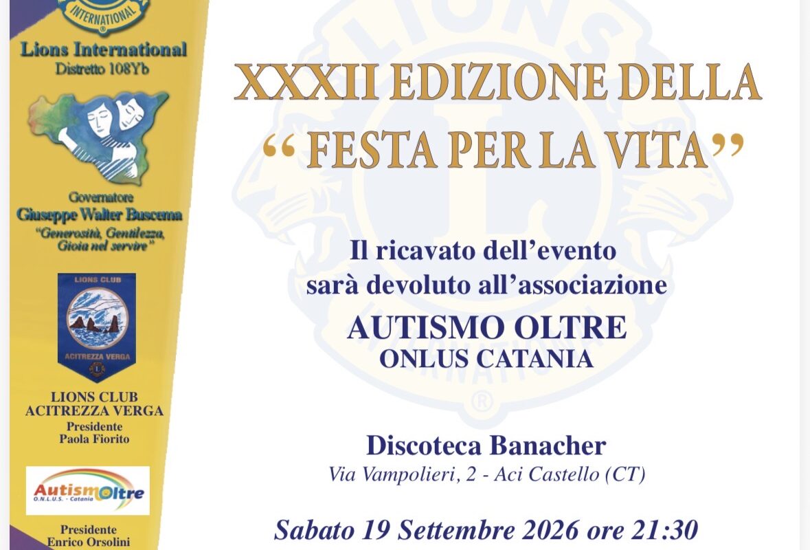XXXII EDIZIONE DELLA ” FESTA PER LA VITA”