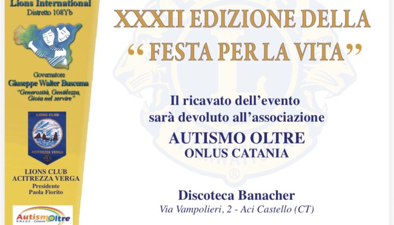 XXXII EDIZIONE DELLA ” FESTA PER LA VITA”